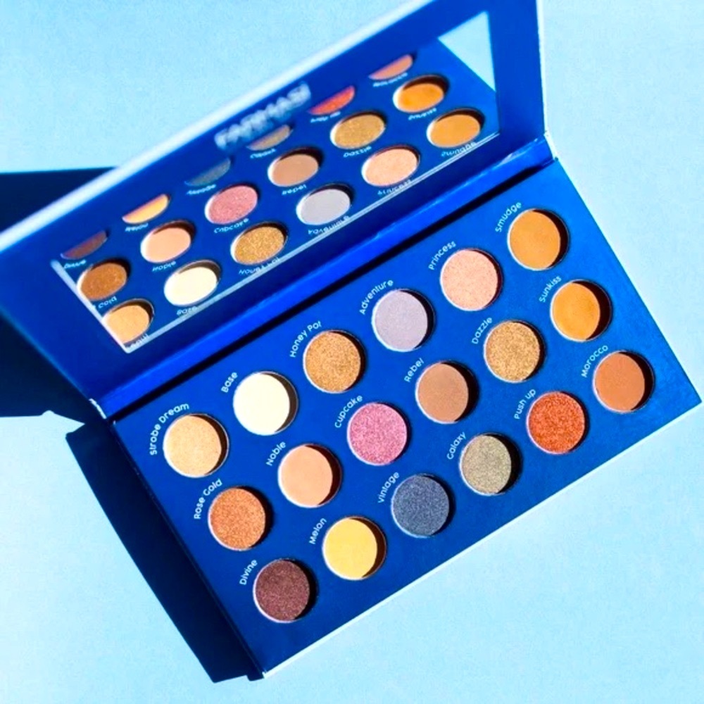 FARMASI Wanderlust Eyeshadow Palette = Matte & Jewel Shimmer Tones